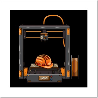 3D Printer #5 Made By Engineer Posters and Art